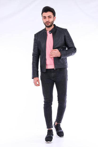 Sanremo Quilted Biker Jacket