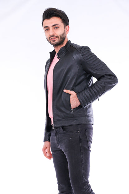 Sanremo Quilted Biker Jacket