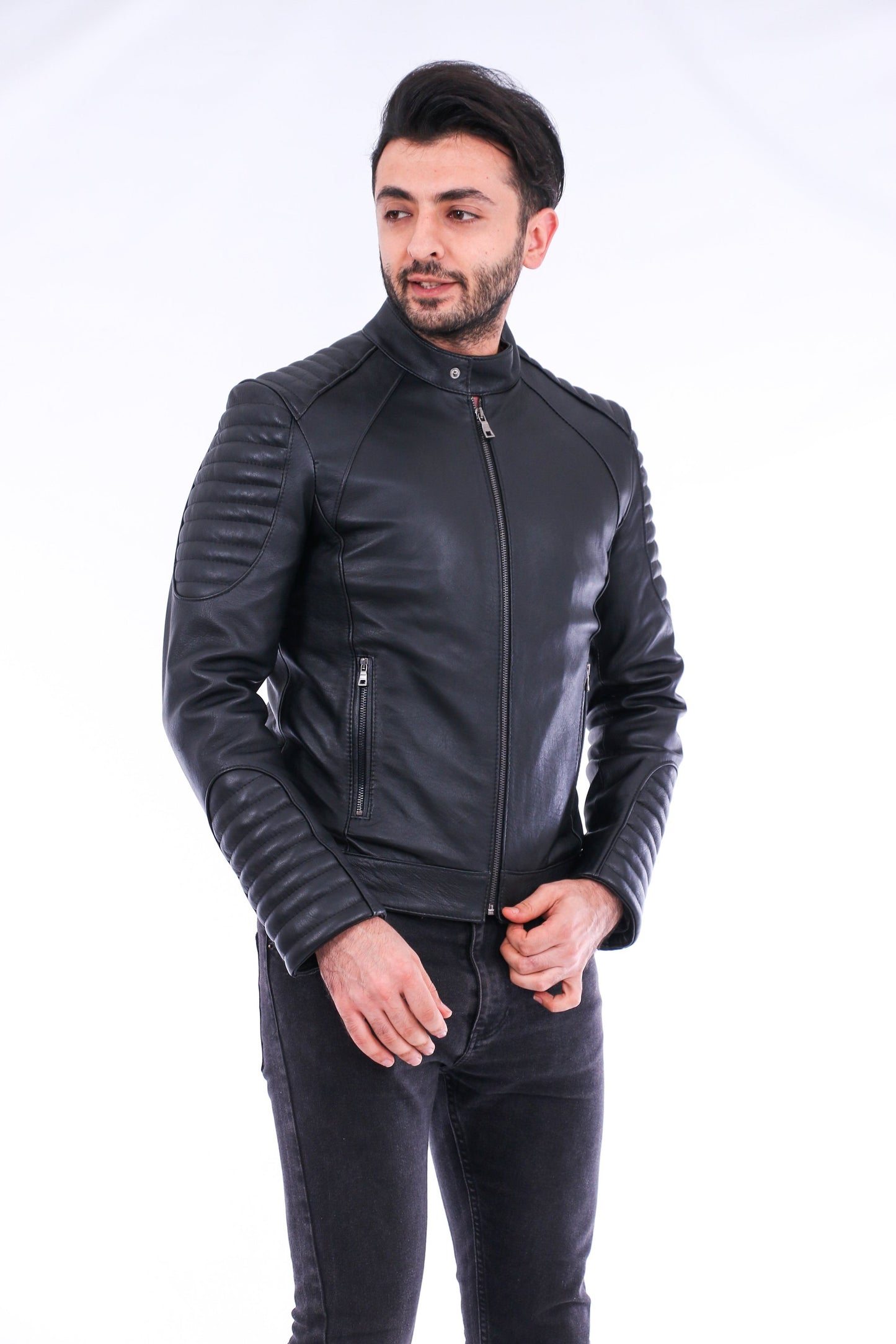 Sanremo Quilted Biker Jacket