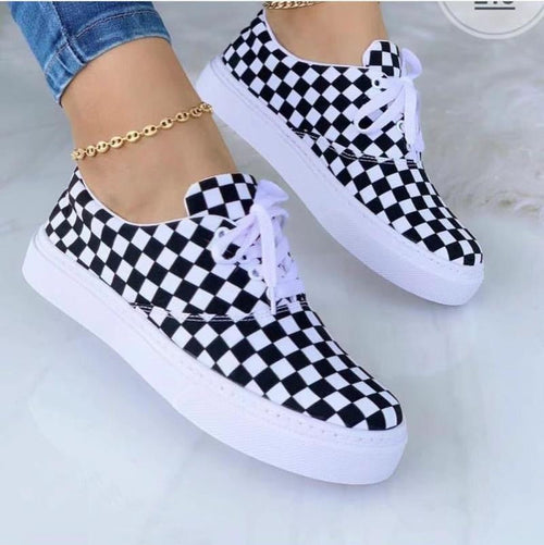 2022 Fashion Graffiti Women Sneakers Trainers Shoes